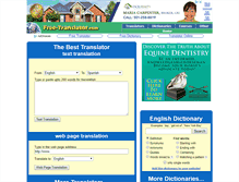 Tablet Screenshot of free-translator.com